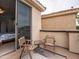 Cozy balcony with seating, perfect for relaxing and enjoying the outdoor scenery at 3261 S Sunland Dr, Chandler, AZ 85248
