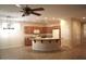 Spacious kitchen with a large island and ample natural light at 4747 E Narrowleaf Dr, Gilbert, AZ 85298