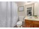 Functional bathroom with a shower, a vanity, and clean, simple decor at 5136 E Evergreen St # 1142, Mesa, AZ 85205