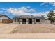 Attractive single-story home with solar panels and desert landscaping at 5702 S Beck Ave, Tempe, AZ 85283