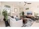 Bright living room featuring modern decor, comfortable seating, and a warm ambiance at 6135 E Campo Bello Dr, Scottsdale, AZ 85254