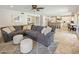 Open-concept living area flowing into a modern kitchen, perfect for entertaining and Gathering gatherings at 7469 E Timberlane Ct, Scottsdale, AZ 85258