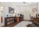 Brightly lit office space with hardwood flooring, perfect for working from home at 10800 E Cactus Rd # 34, Scottsdale, AZ 85259