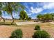 The community basketball court and playground are set amongst a park setting complete with mature landscaping and trees at 12428 W Vermont Ct, Litchfield Park, AZ 85340