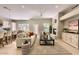 Bright living room featuring a fireplace, modern decor, and an open layout at 16861 N 106Th Way, Scottsdale, AZ 85255