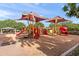 Community playground and picnic area offer Gathering-friendly neighborhood amenities at 20563 E Carriage Way, Queen Creek, AZ 85142