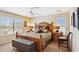 Luxurious primary suite with traditional furnishings and neutral color palette at 21019 N Sansom Dr, Maricopa, AZ 85138