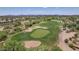 Scenic aerial of meticulously maintained golf course with lush green fairway at 22463 N 54Th St, Phoenix, AZ 85054