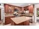 Modern kitchen design featuring sleek appliances, a central island, and beautiful tile backsplash at 355 E Fillmore St, Tempe, AZ 85288