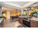 Open concept view of kitchen and recreation room at 3926 W Christy Dr, Phoenix, AZ 85029