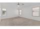 Spacious bedroom with carpet and ceiling fan at 708 E Mule Train Trl, San Tan Valley, AZ 85143