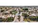 Scenic aerial view of a residential area highlighting the well-maintained properties at 7955 E Chaparral Rd # 141, Scottsdale, AZ 85250
