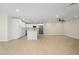Open floor plan with a modern kitchen at 821 E Harmony Ave, Mesa, AZ 85204