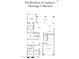Detailed floor plan showcases a spacious layout with a primary bedroom suite and a 3-car tandem garage at 10206 E Texas Ave, Mesa, AZ 85212