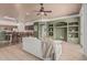 Cozy living room with built-in shelving, adjoined to the kitchen with an open floor plan at 11611 N 149Th Ln, Surprise, AZ 85379