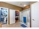 Bathroom highlighting the enclosed shower, toilet room and walk-in closet at 15976 W La Paloma Dr, Surprise, AZ 85374