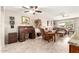 Comfortable living room with tiled floors, furniture and decorative lamps at 17804 N Del Webb Blvd, Sun City, AZ 85373