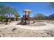 Community playground features a slide, climbing structure, and nearby picnic pavilion at 18515 N 97Th Way, Scottsdale, AZ 85255