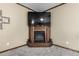 Close-up of fireplace in living room at 2001 W Surrey Ave, Phoenix, AZ 85029