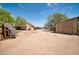 Expansive backyard with potential for landscaping and outdoor activities with a solar panel at 2024 N 200Th Ave, Buckeye, AZ 85396