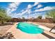 Backyard featuring an in-ground pool with diving board at 2024 N 200Th Ave, Buckeye, AZ 85396