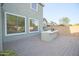 Beautiful backyard featuring a built-in grill and a brick-paved patio, perfect for outdoor entertaining at 2211 W Desert Ln, Phoenix, AZ 85041