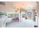 Charming bedroom featuring bunk beds with a whimsical mural and playful decor at 29966 N 72Nd Dr, Peoria, AZ 85383