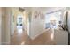 Second floor hallway with hardwood floors and natural light at 29966 N 72Nd Dr, Peoria, AZ 85383