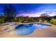 Gorgeous pool and spa with mature desert landscaping and mountain views at 31900 N 127Th Ln, Peoria, AZ 85383