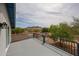 Balcony with black metal railing boasting mountain views at 37414 N 17Th Ave, Phoenix, AZ 85086