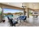 Expansive outdoor living space with a pool and desert view, perfect for relaxation and entertainment at 5033 N 205Th Gln, Buckeye, AZ 85396