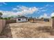 Large backyard showcasing a gazebo and perimeter block wall for privacy at 9609 N 44Th Ave, Glendale, AZ 85302