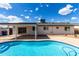 Refreshing backyard pool features clear water and a spacious patio area for outdoor enjoyment at 1203 E Bishop Dr, Tempe, AZ 85282