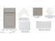 Selection of interior finishes including cabinet styles, backsplash tile, carpet, and countertop options at 12576 W Trumbull Rd, Avondale, AZ 85323