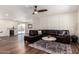 Spacious living room offers a modern design and convenient bar area at 1539 W 5Th St, Tempe, AZ 85281