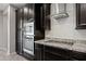 Kitchen with stainless steel microwave and oven at 16840 W Monroe St, Goodyear, AZ 85338