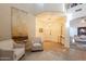 Welcoming foyer showcasing high ceilings, stylish decor, and an inviting atmosphere for guests at 3901 E Packard Dr, Gilbert, AZ 85298