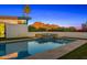 Inviting pool area with spa and mountain views at 4218 E Palo Verde Dr, Phoenix, AZ 85018