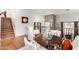Upstairs dining room with a view, wood floors, modern furniture and decor at 42711 N 45Th Dr, Phoenix, AZ 85087