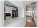 Bright kitchen area featuring white cabinets, stainless appliances, and stylish granite countertops at 4401 E Hubbell St # 57, Phoenix, AZ 85008