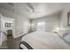 Serene main bedroom with neutral tones and a king-sized bed at 500 N 67Th Ave # 52, Phoenix, AZ 85043