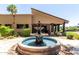 Elegant fountain located in a courtyard area, adding a touch of sophistication to the outdoor space at 5995 N 78Th St # 2004, Scottsdale, AZ 85250