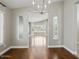 Bright and spacious living room with hardwood flooring and ample natural light at 6154 E Karen Dr, Scottsdale, AZ 85254
