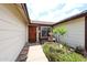 Welcoming front entrance with a decorative fountain and lush greenery at 6313 W Paradise Ln, Glendale, AZ 85306