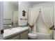 Well-lit bathroom features a tub-shower combination and vanity sink for convenience and comfort at 880 W Moon Shadow Dr, Casa Grande, AZ 85122