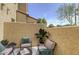 Private outdoor patio area with comfortable seating, perfect for relaxing or entertaining at 14870 W Encanto Blvd # 1106, Goodyear, AZ 85395