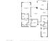 Detailed floor plan showcasing the layout of a home with dimensions for rooms and hallways at 16817 W Bradford Way, Surprise, AZ 85374