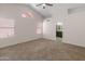 Spacious bedroom with a view into the ensuite bathroom at 19443 N 36Th St, Phoenix, AZ 85050