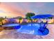 Stunning backyard pool with spa and lounge area; ideal for enjoying the outdoors at 2024 E Cherry Hills Pl, Chandler, AZ 85249