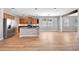 Open-concept kitchen featuring granite countertops and stainless steel appliances at 21134 W Green St, Buckeye, AZ 85396
